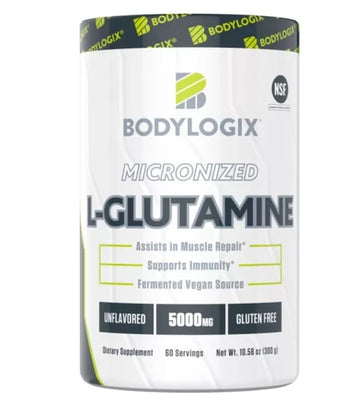 *CLEARANCE* Micronized L-glutamine Bodylogix 300g